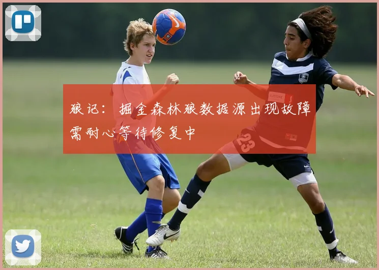 狼记：掘金森林狼数据源出现故障需耐心等待修复中